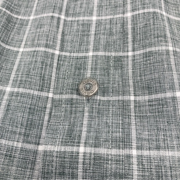 Orvis Men’s XXL Plaid Long Sleeve Shirt RN#70534 Gray 2XL Dry Wicking - Picture 6 of 6